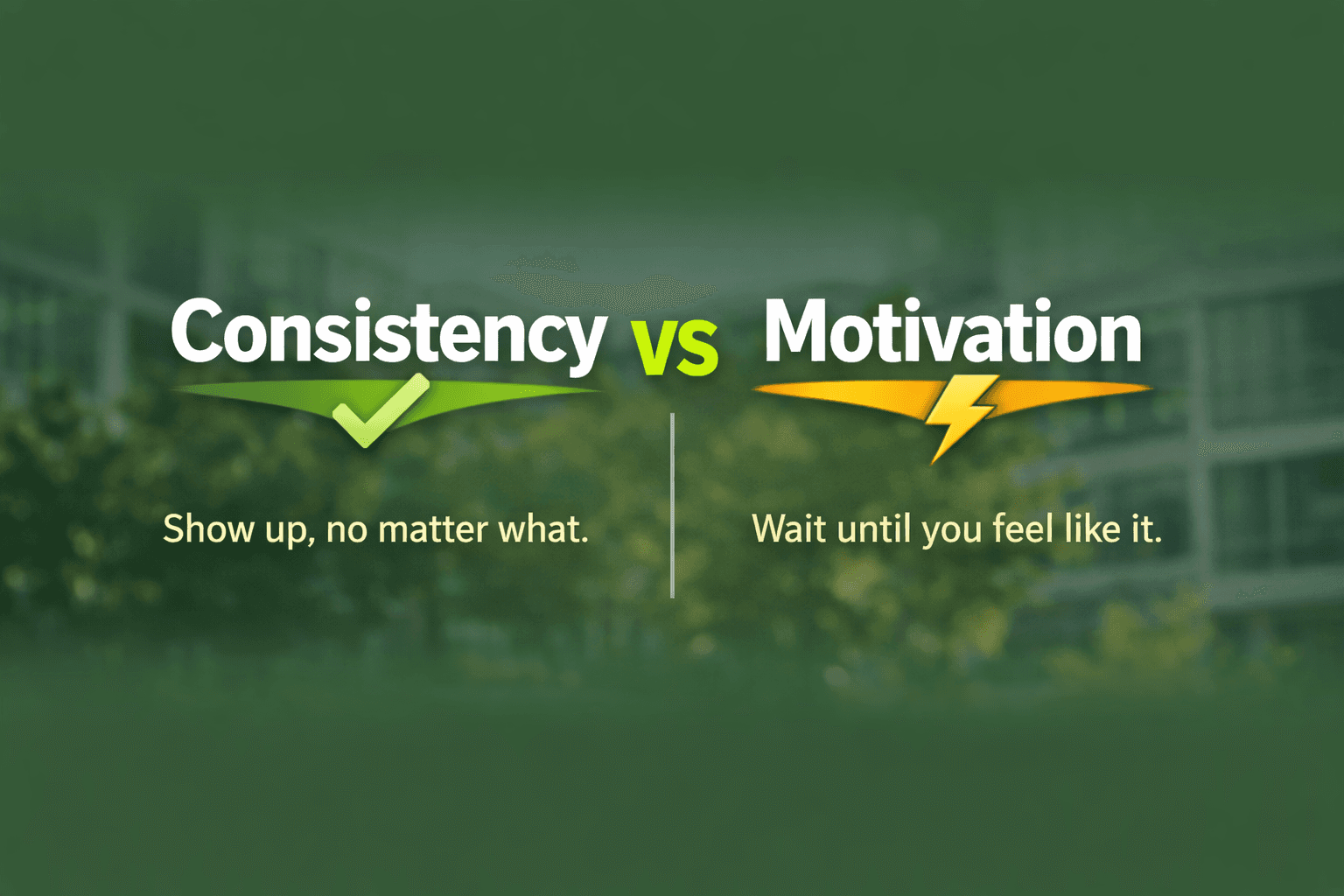 Why Consistency Beats Motivation: The Science of Showing Up