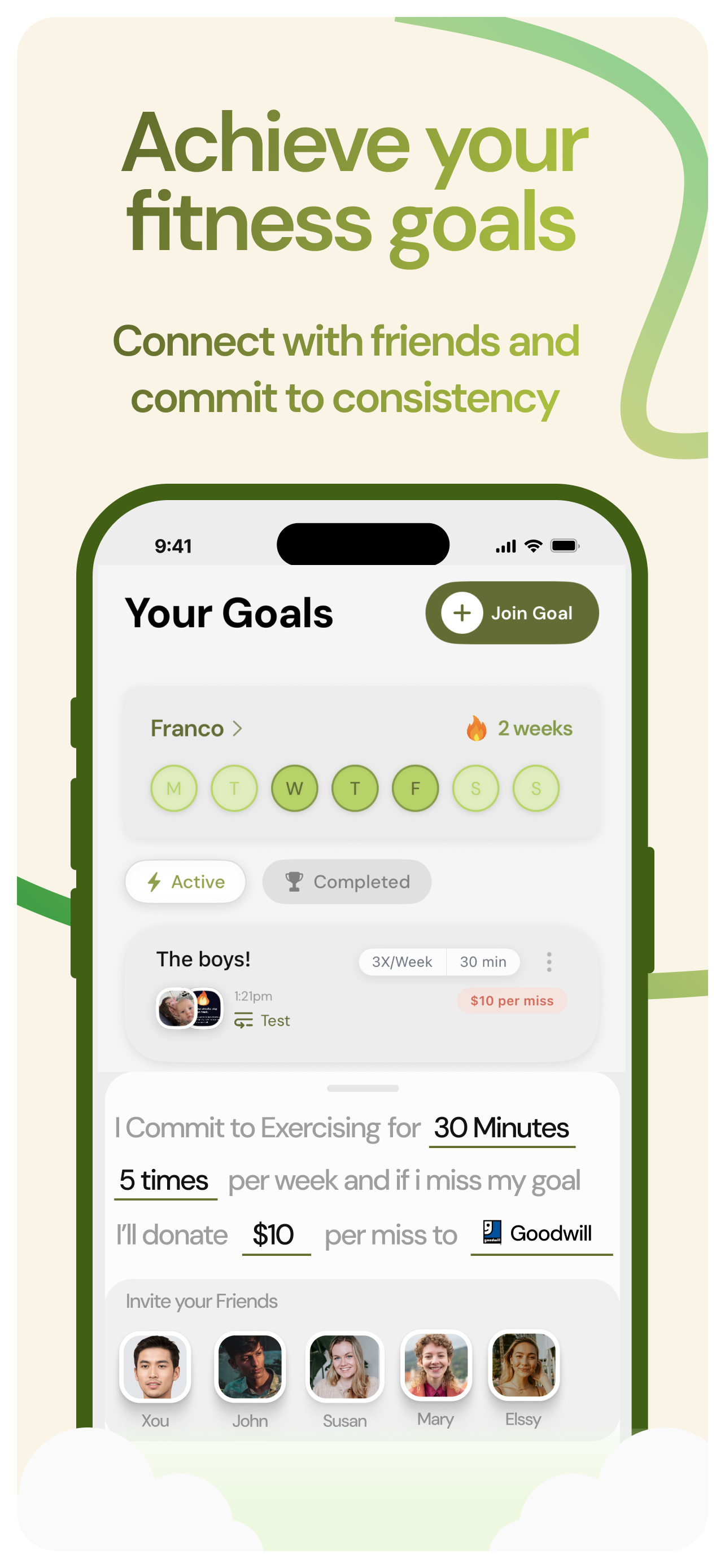 Goals App Feature 1